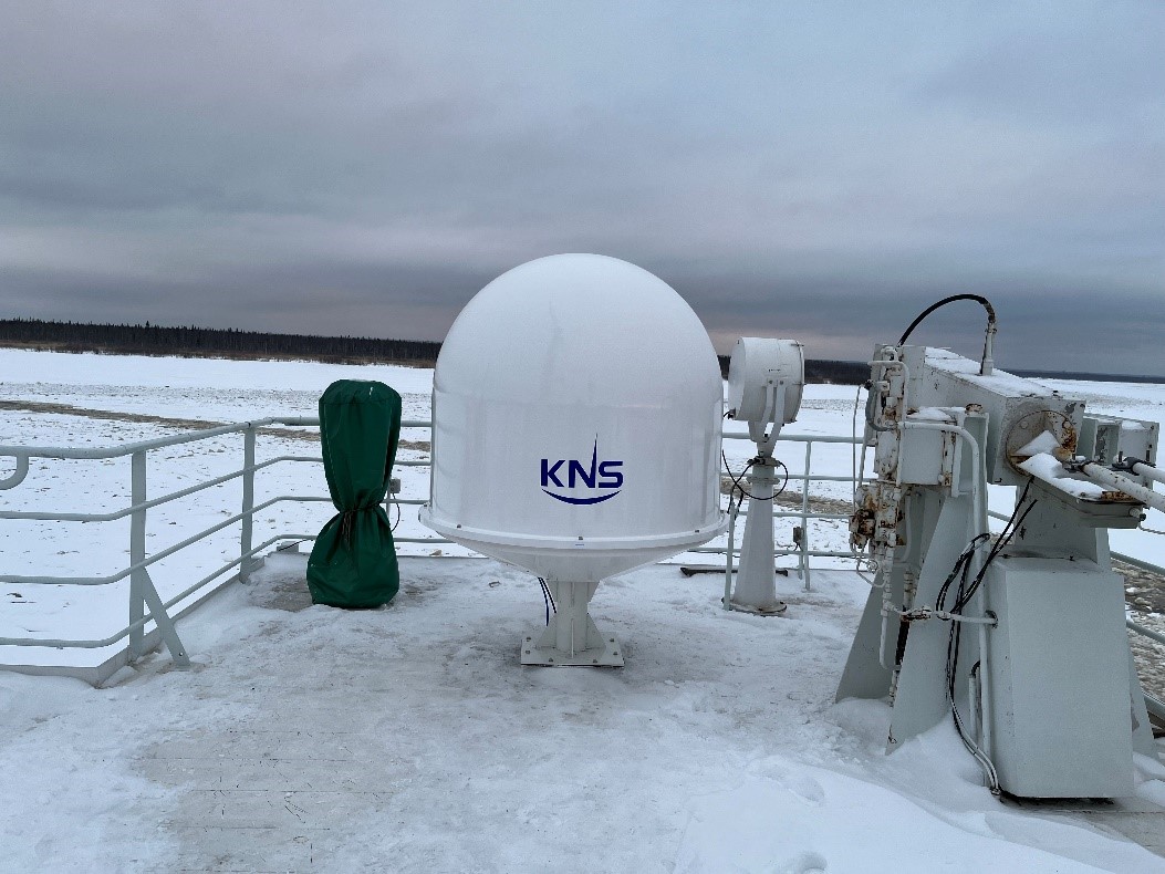 Установка VSAT KNS Z12MK4 на ледоколе «Капитан Евдокимов» Установка VSAT KNS Z12MK4 на ледоколе «Капитан Евдокимов»