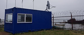 Диспетчерский комплекс на Сахалине с антенной VSAT