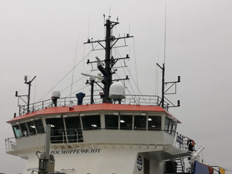 Установка судовой земной станции спутниковой связи KNS Z10Mk2 на земснаряд «Белое море» Установка судовой земной станции спутниковой связи KNS Z10Mk2 на земснаряд «Белое море»