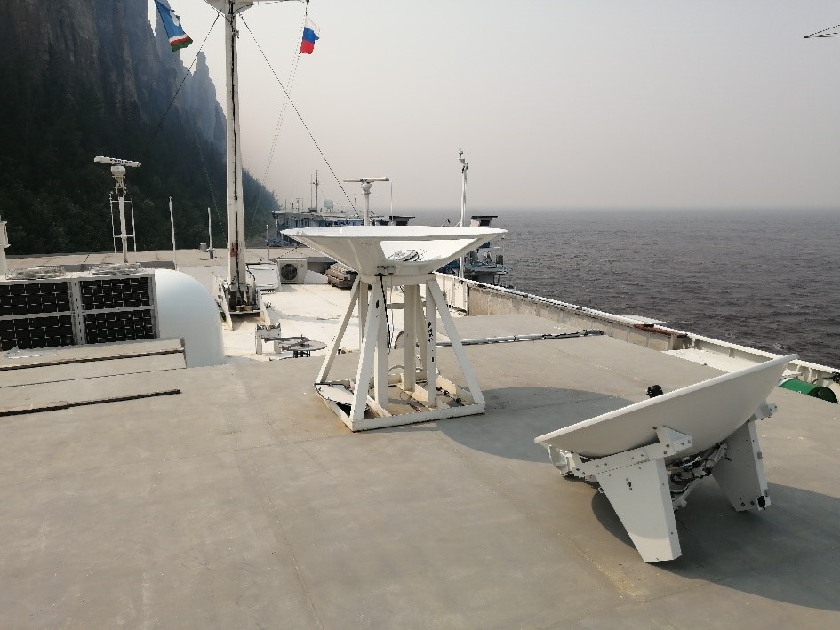 Ремонт антенны Intellian t130W на теплоходе Ремонт антенны Intellian t130W на теплоходе